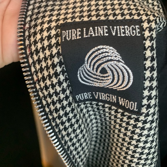 Vintage Houndstooth zip up  Jacket by Laura II - Picture 8 of 8